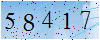 驗證碼為58417
